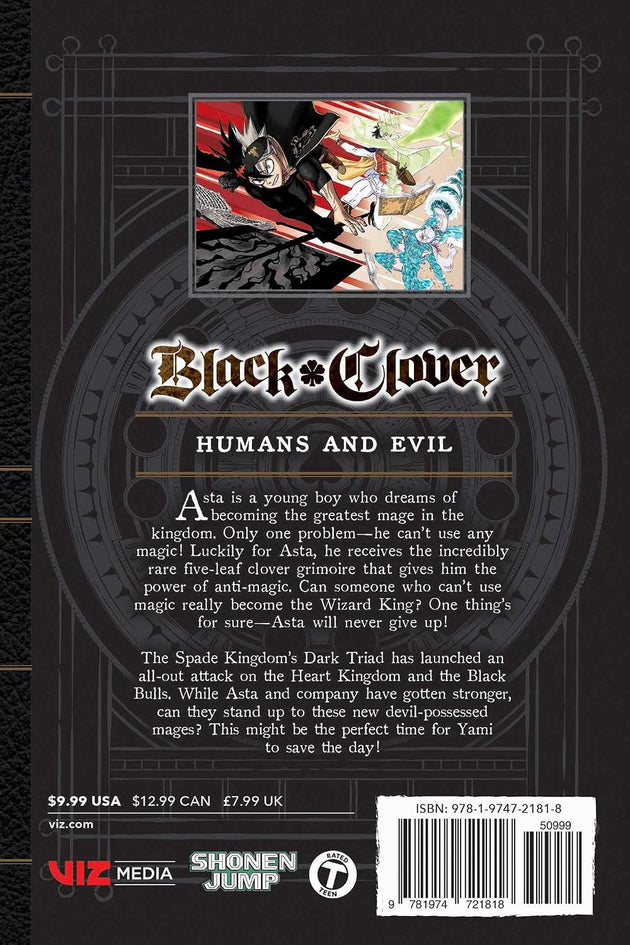 Yuki Tabata Black Clover Vol. 25 Humans And Evil Paperback Manga Book