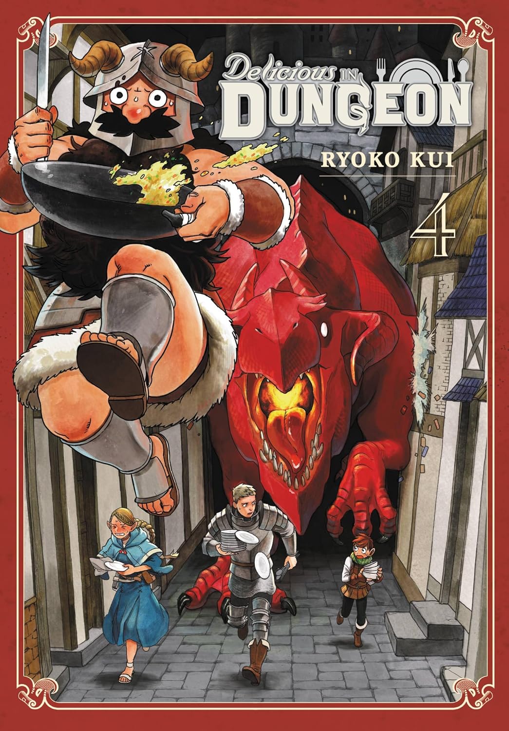 Ryoko Kui Delicious in Dungeon Vol. 4 Manga Book
