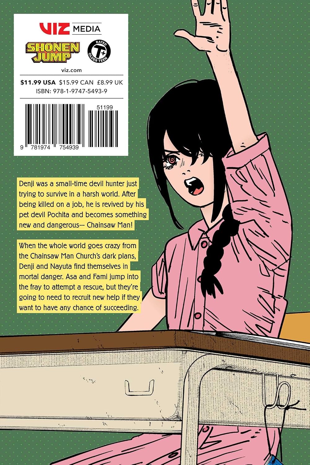 Tatsuki Fujimoto Chainsaw Man Vol. 18 Paperback Manga Book