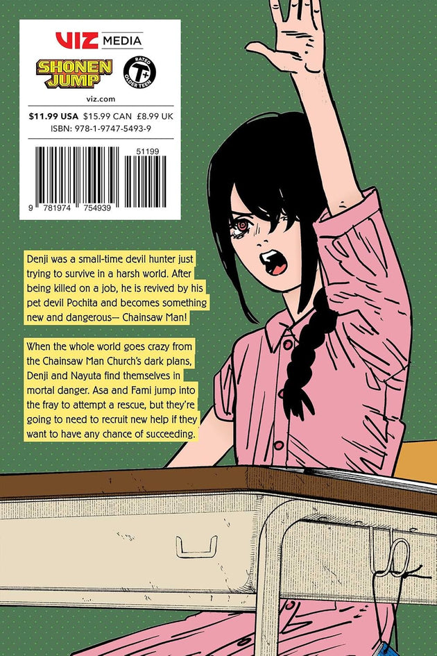 Tatsuki Fujimoto Chainsaw Man Vol. 18 Paperback Manga Book