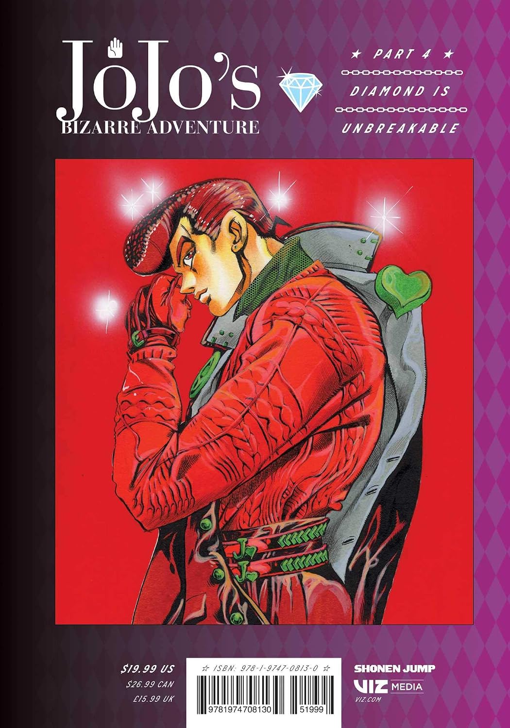 Hirohiko Araki JoJo's Bizarre Adventure: Part 4--Diamond Is Unbreakable, Vol. 7 Hardcover Manga Book