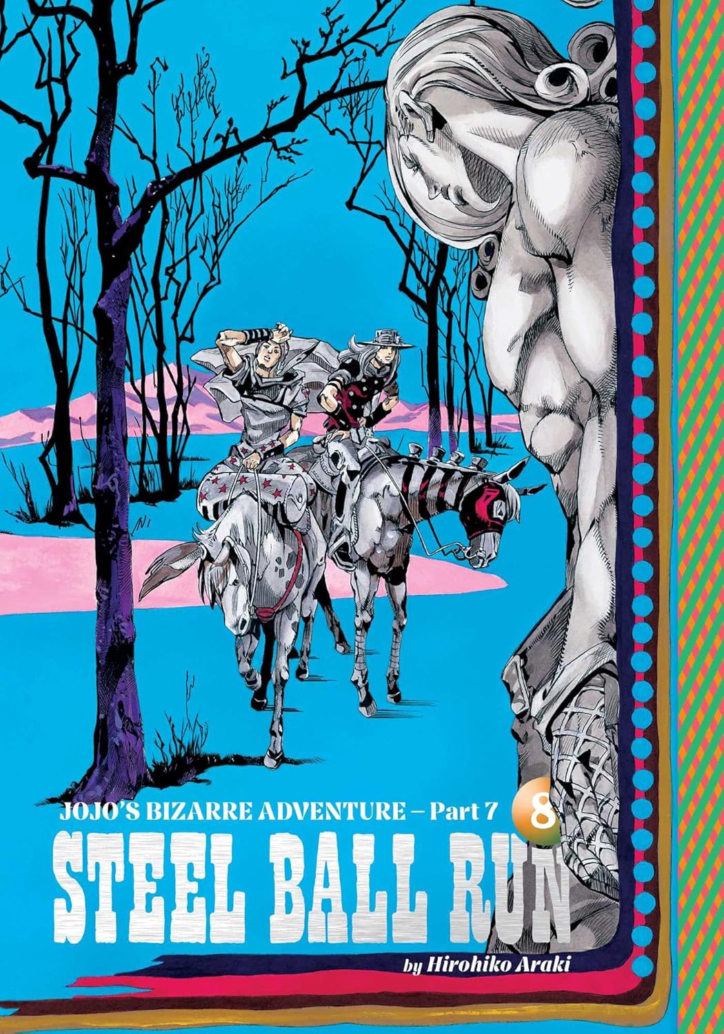 Hirohiko Araki JoJo's Bizarre Adventure Part 7 Steel Ball Run Vol. 8 Paperback Manga Book