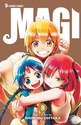 Shinobu Ohtaka Magi: The Labyrinth of Magic Vol. 8 Paperback Manga Book