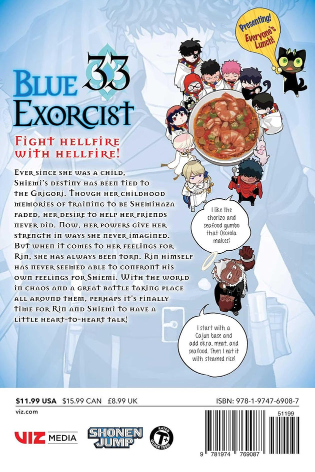 Kazue Kato Blue Exorcist Vol. 33 Manga Book