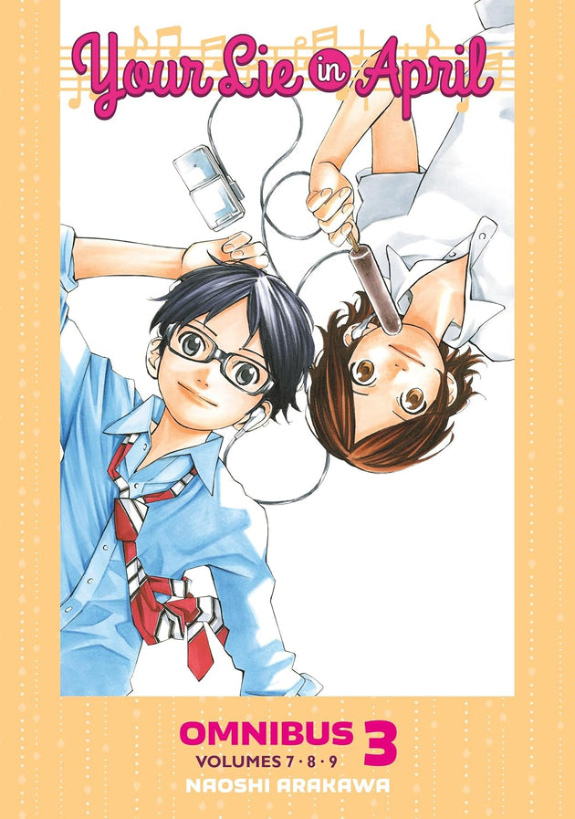 Your Lie In April Omnibus 3 (Vol. 7-9) Paperback Manga Book
