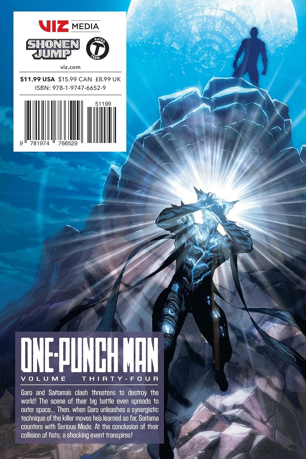 One-Punch Man Vol. 34 Paperback Manga Book