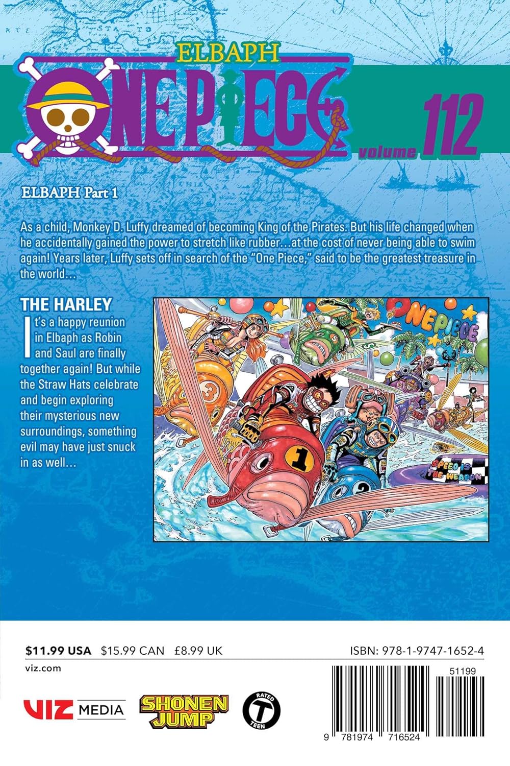 Eiichiro Oda One Piece Vol. 112 Paperback Manga Book