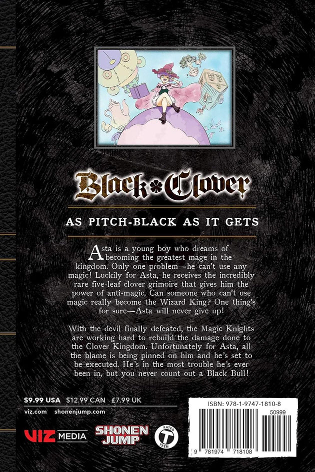 Yuki Tabata Black Clover Vol. 23 As Pitch-Black As It Gets Paperback Manga Book