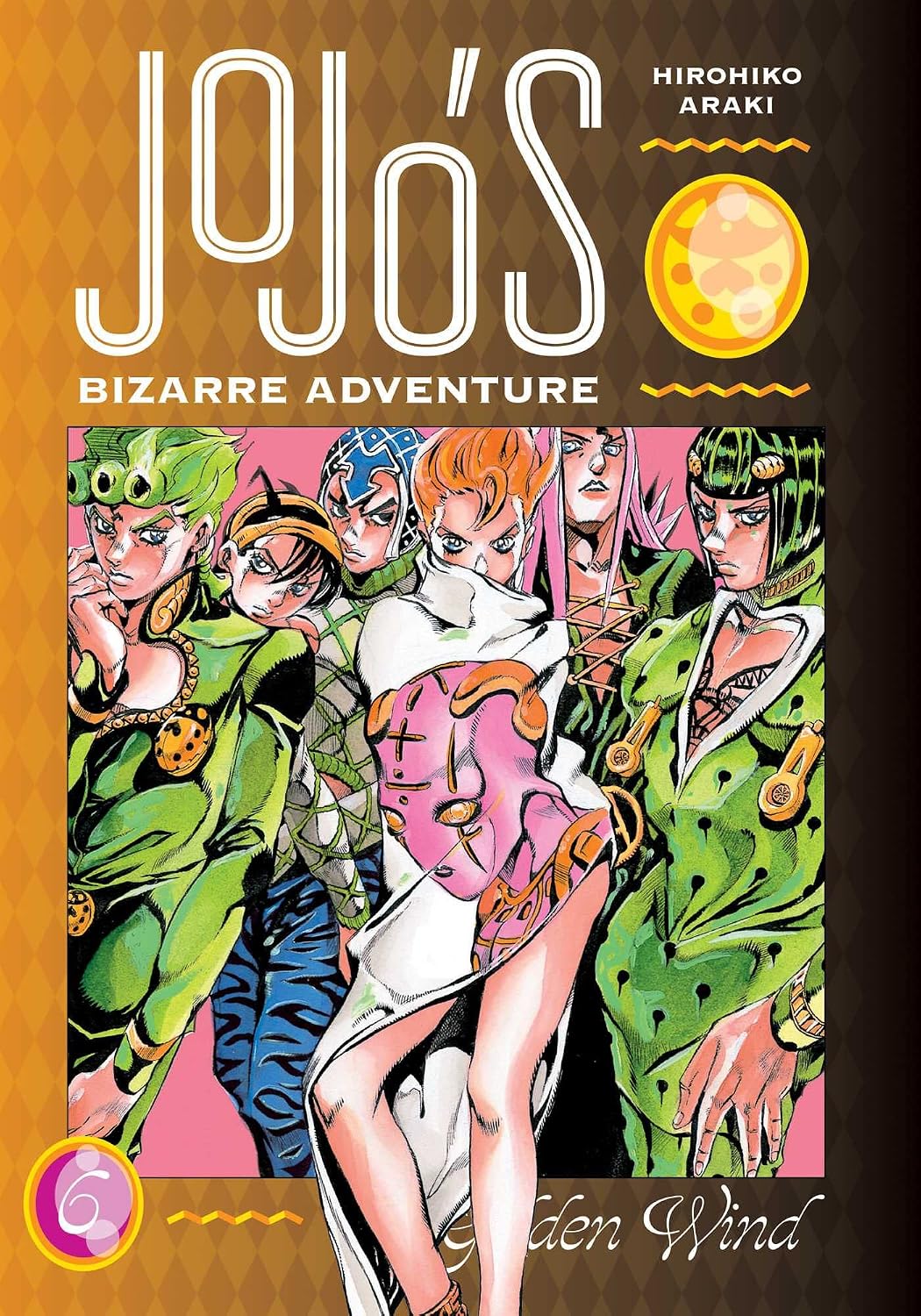 Hirohiko Araki JoJo's Bizarre Adventure: Part 5--Golden Wind, Vol. 6 Hardcover Manga Book