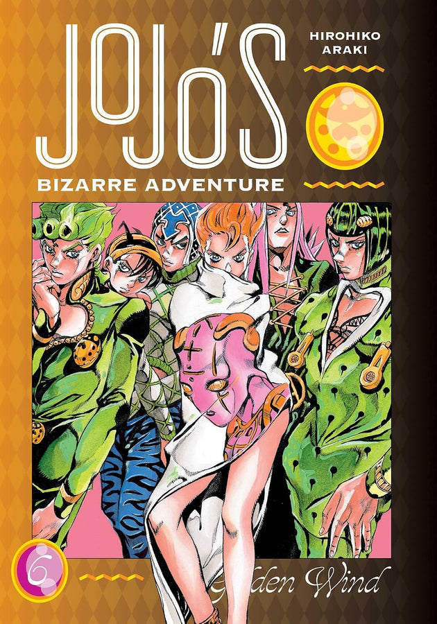 Hirohiko Araki JoJo's Bizarre Adventure: Part 5--Golden Wind, Vol. 6 Hardcover Manga Book