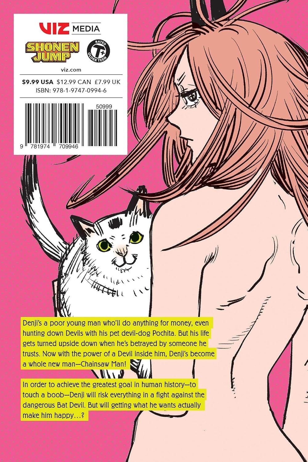 Tatsuki Fujimoto Chainsaw Man Vol. 2 Paperback Manga Book