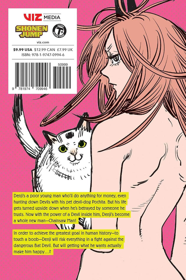 Tatsuki Fujimoto Chainsaw Man Vol. 2 Paperback Manga Book