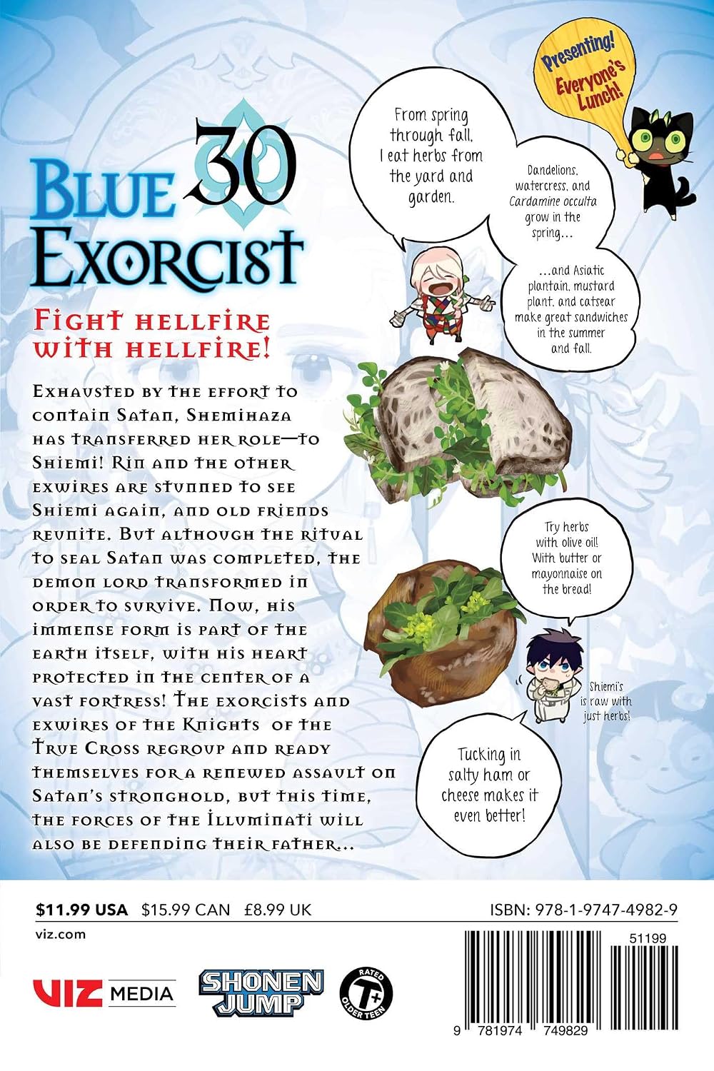 Kazue Kato Blue Exorcist Vol. 30 Manga Book