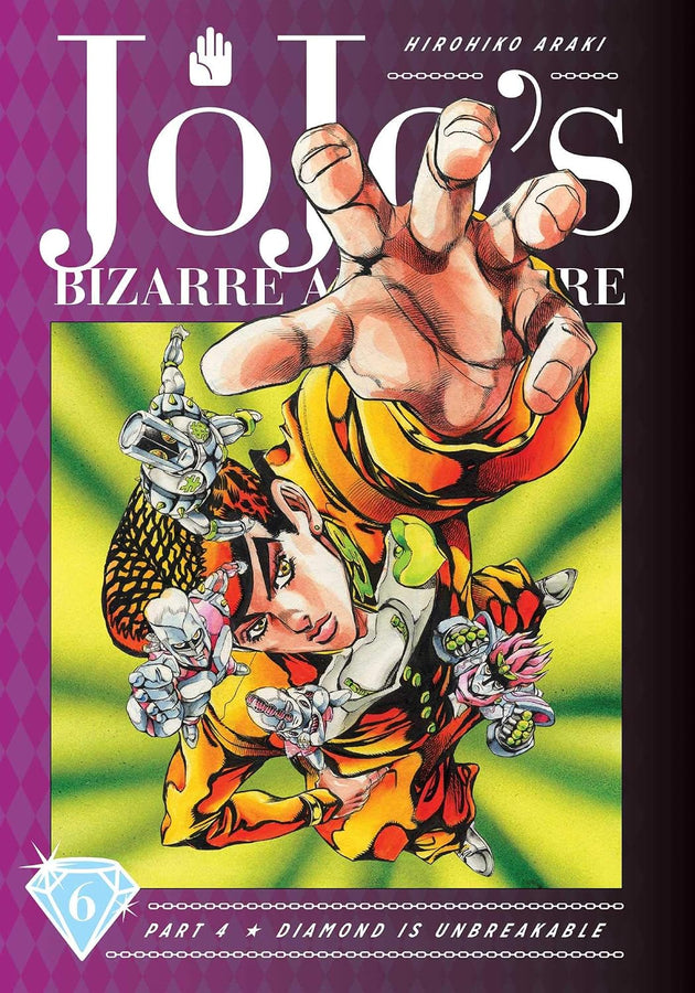 Hirohiko Araki JoJo's Bizarre Adventure: Part 4--Diamond Is Unbreakable, Vol. 6 Hardcover Manga Book