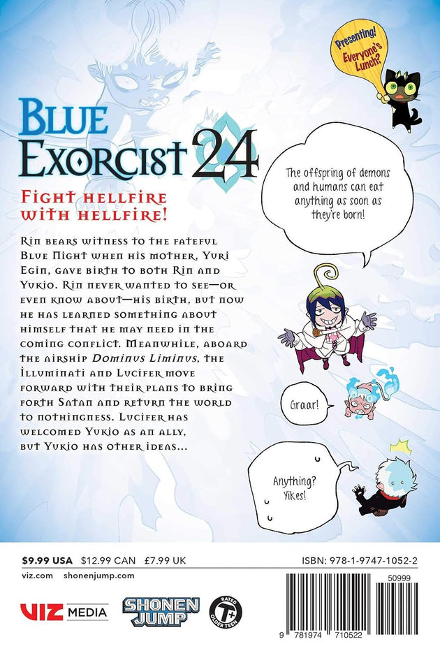 Kazue Kato Blue Exorcist Vol. 24 Manga Book