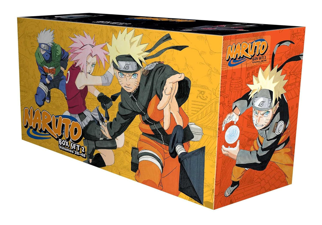 Masashi Kishimoto Naruto Box Set 2 Vols. 28-48 Paperback Manga Book