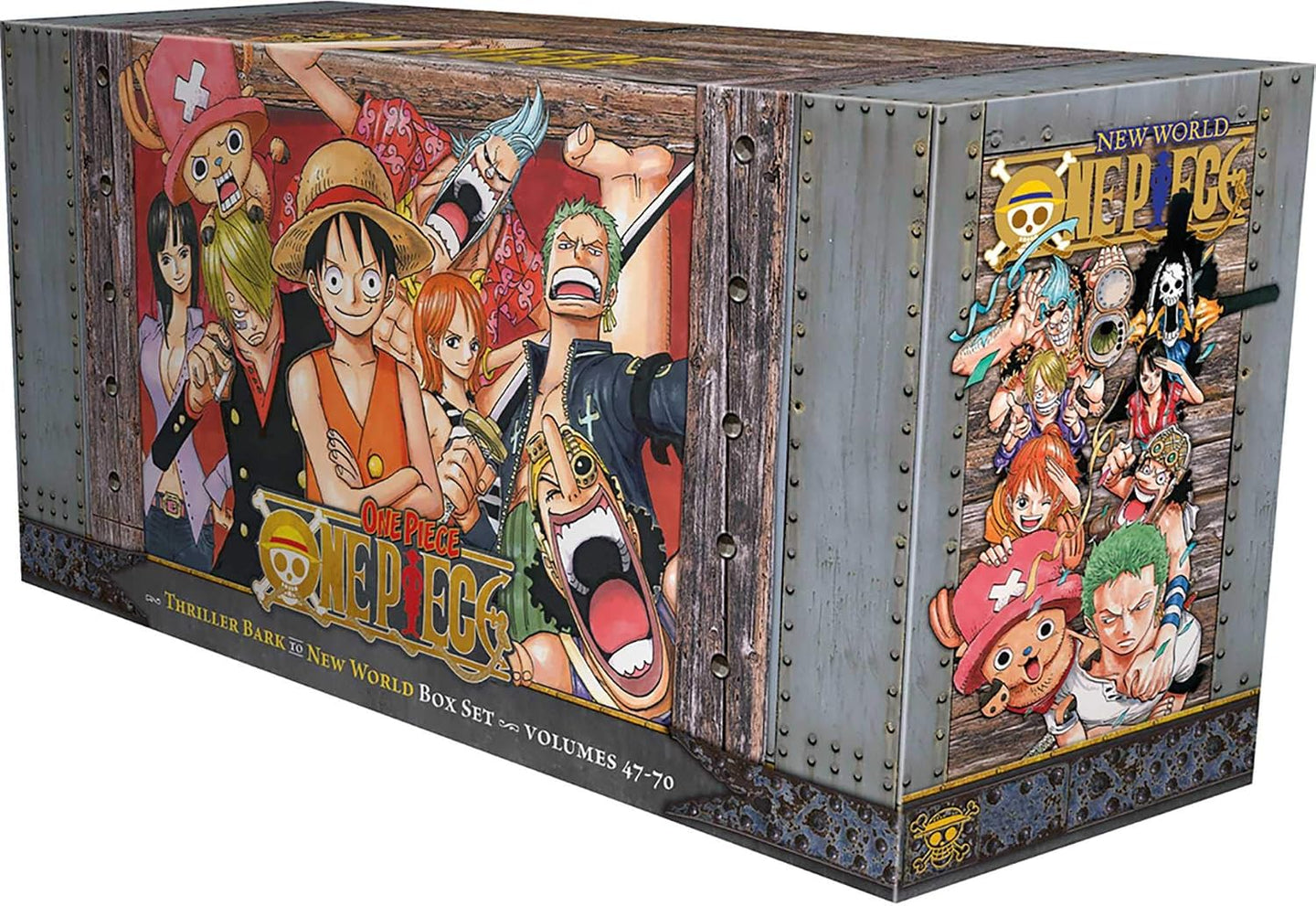 One Piece Box Set 3: Thriller Bark to New World Volumes 47-70 Paperback Manga Book