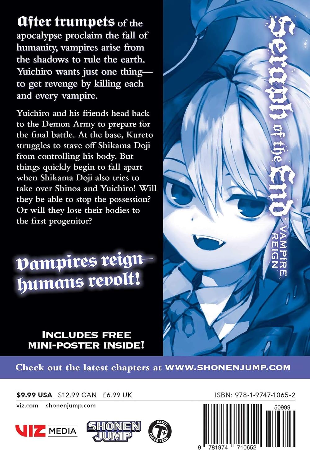 Takaya Kagami Seraph of the End Vol. 18 Paperback Manga Book