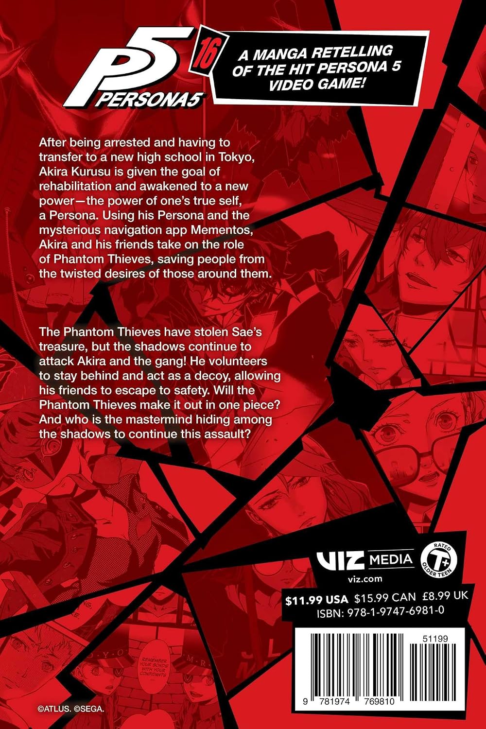 Hisato Murasaki Persona 5 Vol. 16 Manga Book