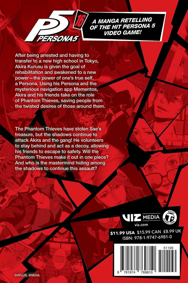 Hisato Murasaki Persona 5 Vol. 16 Manga Book
