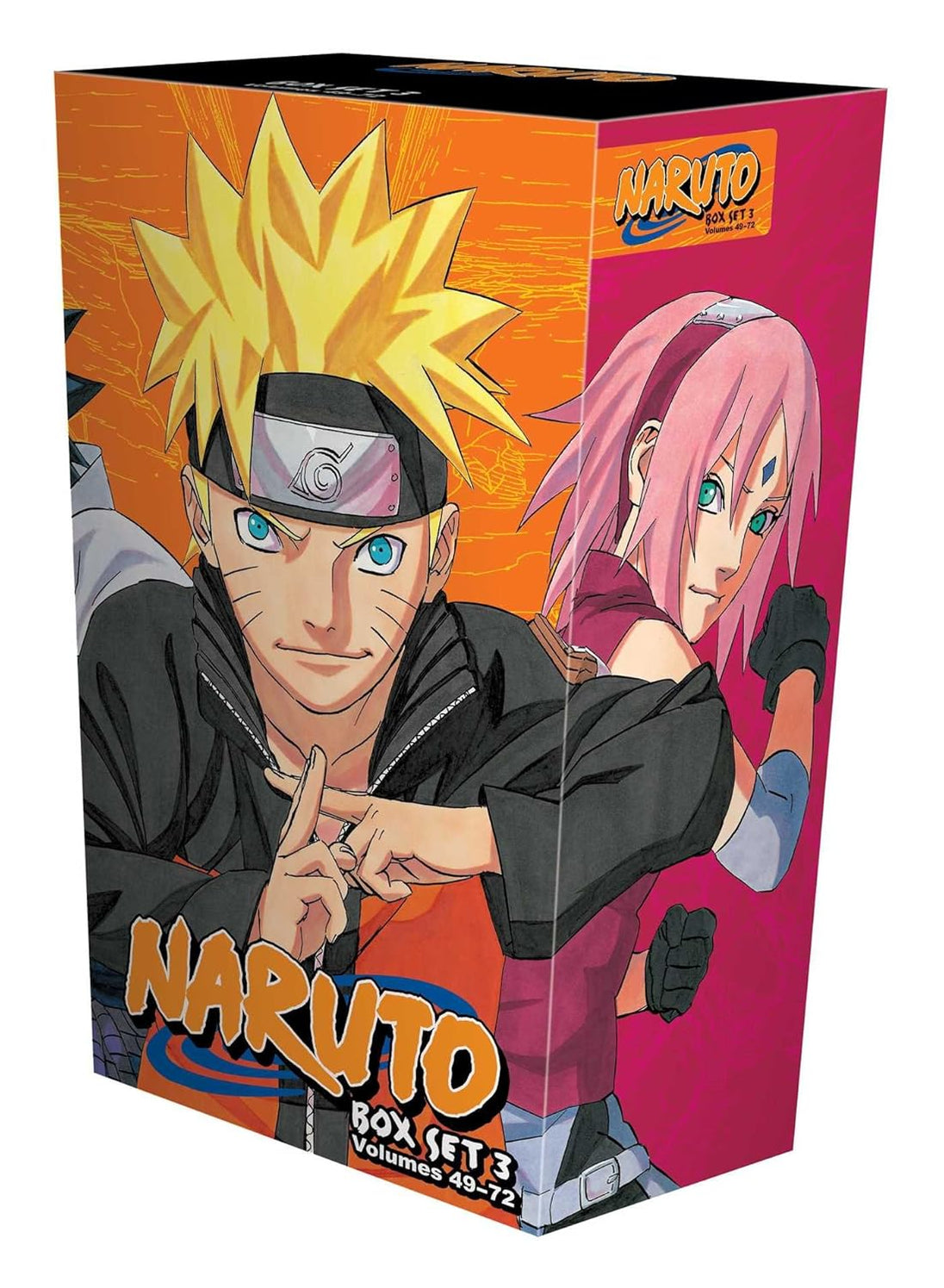 Masashi Kishimoto Naruto Box Set 3 Vols. 49-72 Paperback Manga Book