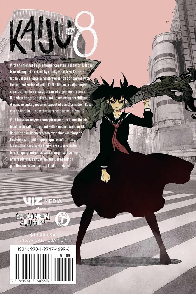 Naoya Matsumoto Kaiju No. 8 Vol. 10 Paperback Manga Book
