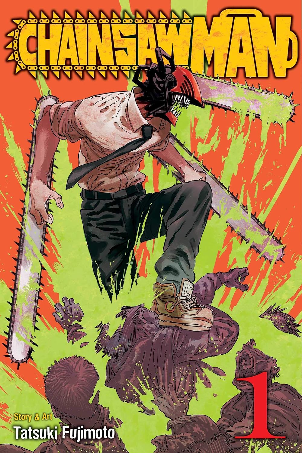Tatsuki Fujimoto Chainsaw Man Vol. 1 Paperback Manga Book