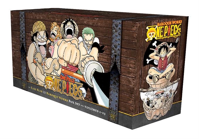 Eiichiro Oda One Piece Box Set: East Blue and Baroque Works Vol. 1-23 Paperback Manga Book