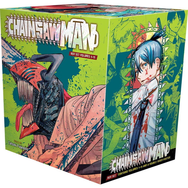 Tatsuki Fujimoto Chainsaw Man Box Set Vol. 1-11 Paperback Manga Book