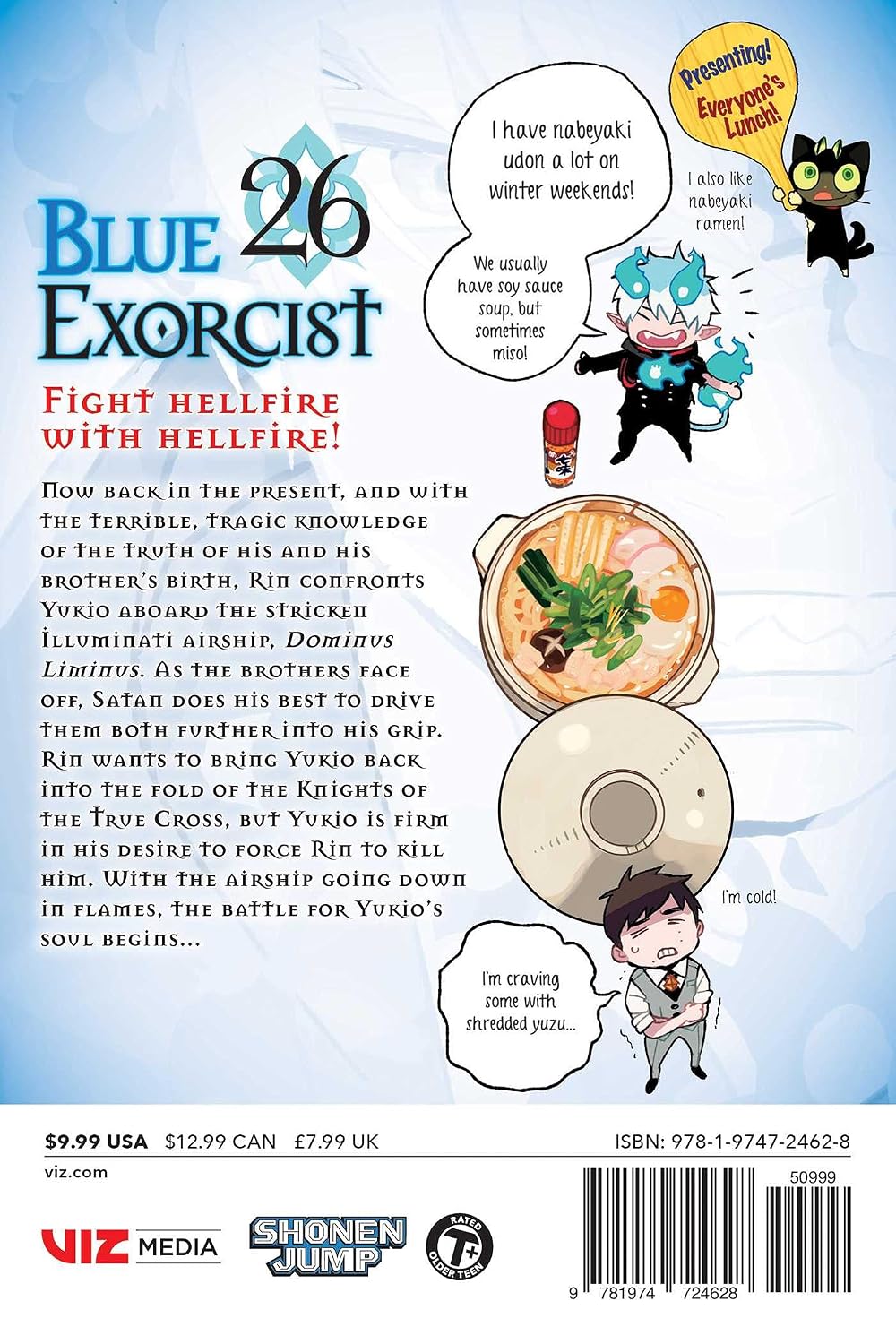 Kazue Kato Blue Exorcist Vol. 26 Manga Book