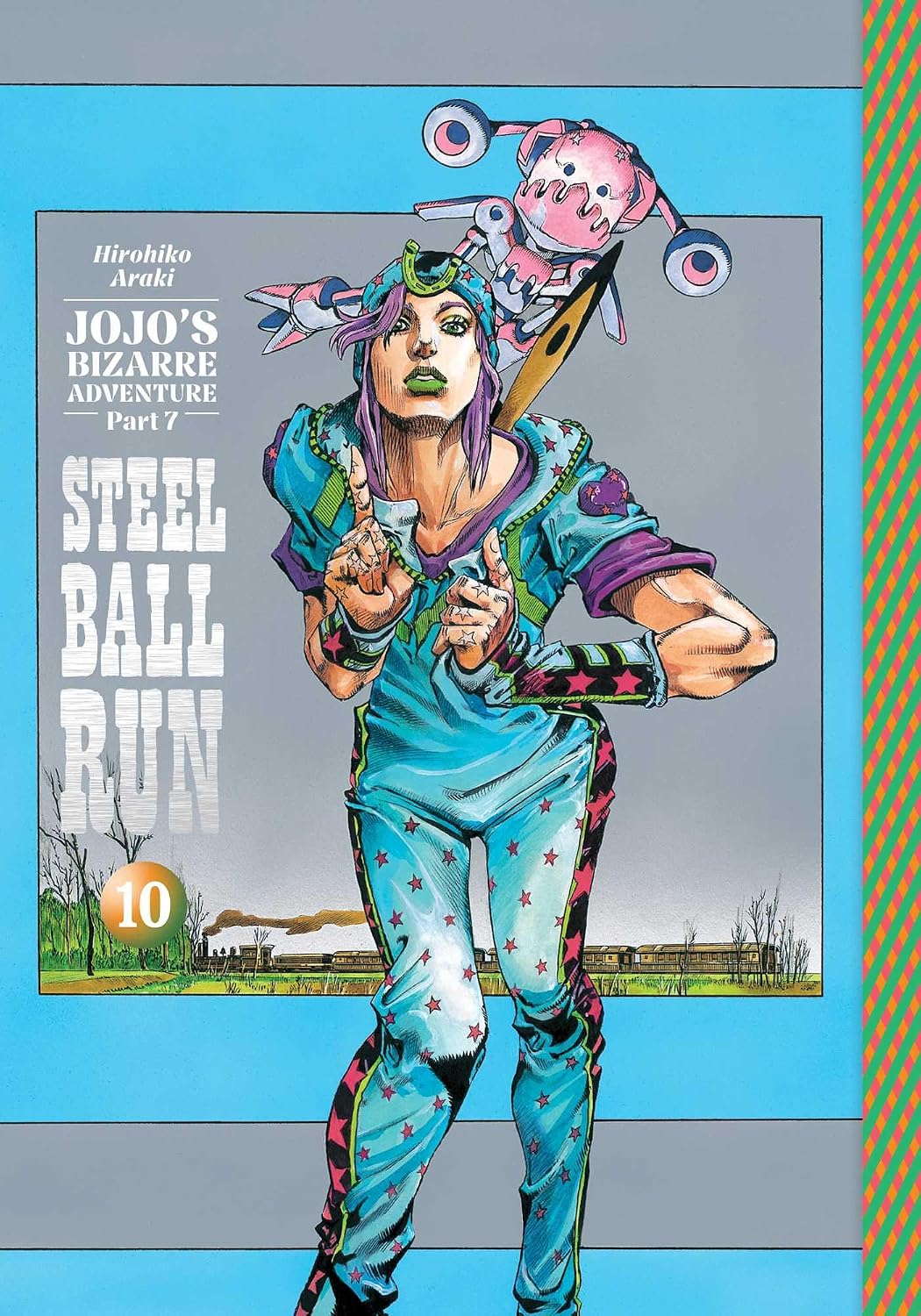 Hirohiko Araki JoJo's Bizarre Adventure Part 7 Steel Ball Run Vol. 10 Paperback Manga Book
