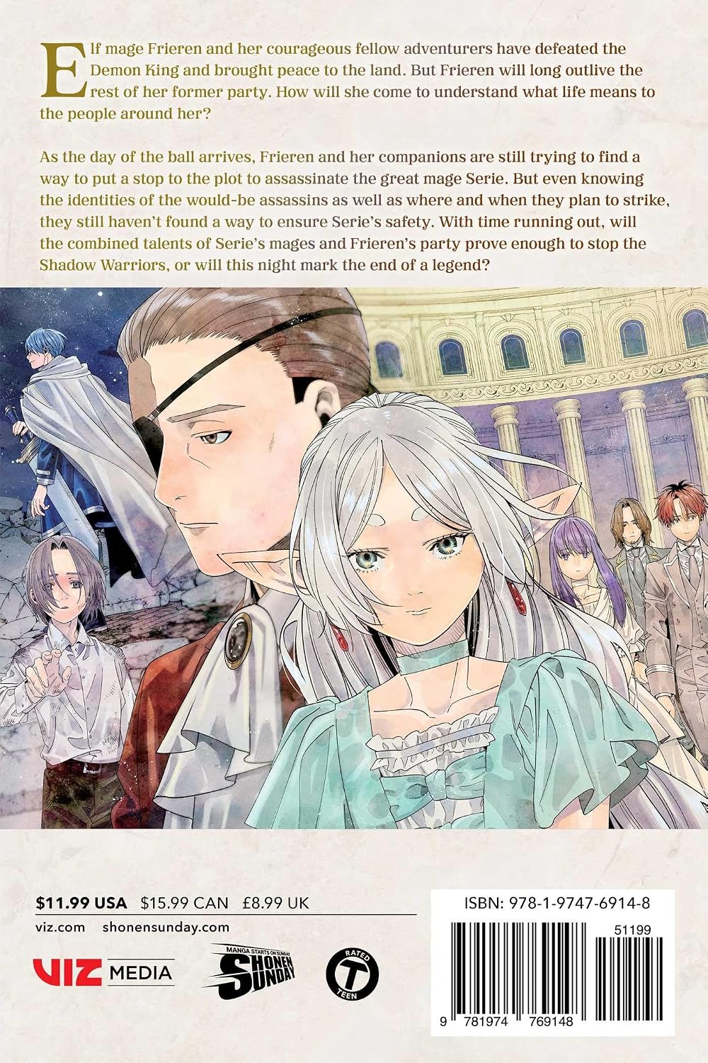Kanehito Yamada Frieren: Beyond Journey's End Vol. 15 Manga Book