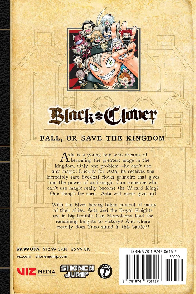 Yuki Tabata Black Clover Vol. 17 Paperback Manga Book