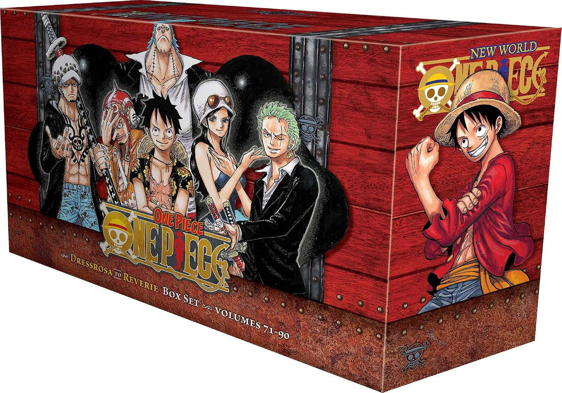 Eiichiro Oda One Piece Box Set 4: Dressrosa To Reverie Volumes 71-90 Manga Book