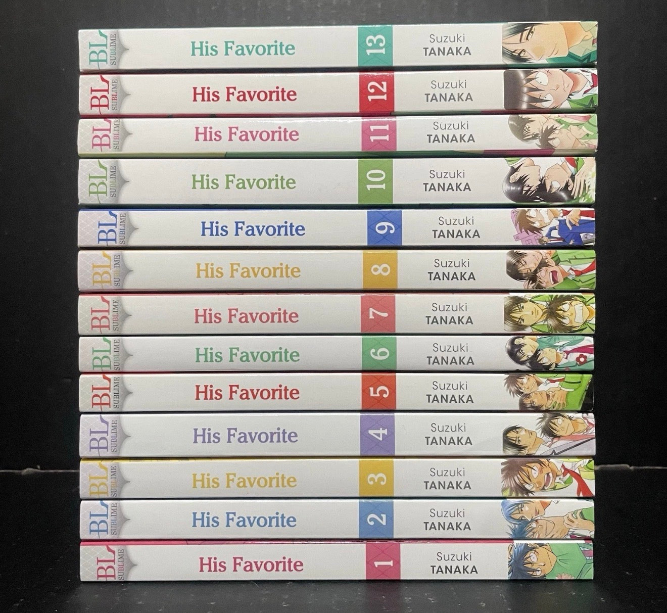 His Favorite Manga Volumes 1-13 Brand New English US Authentic BL