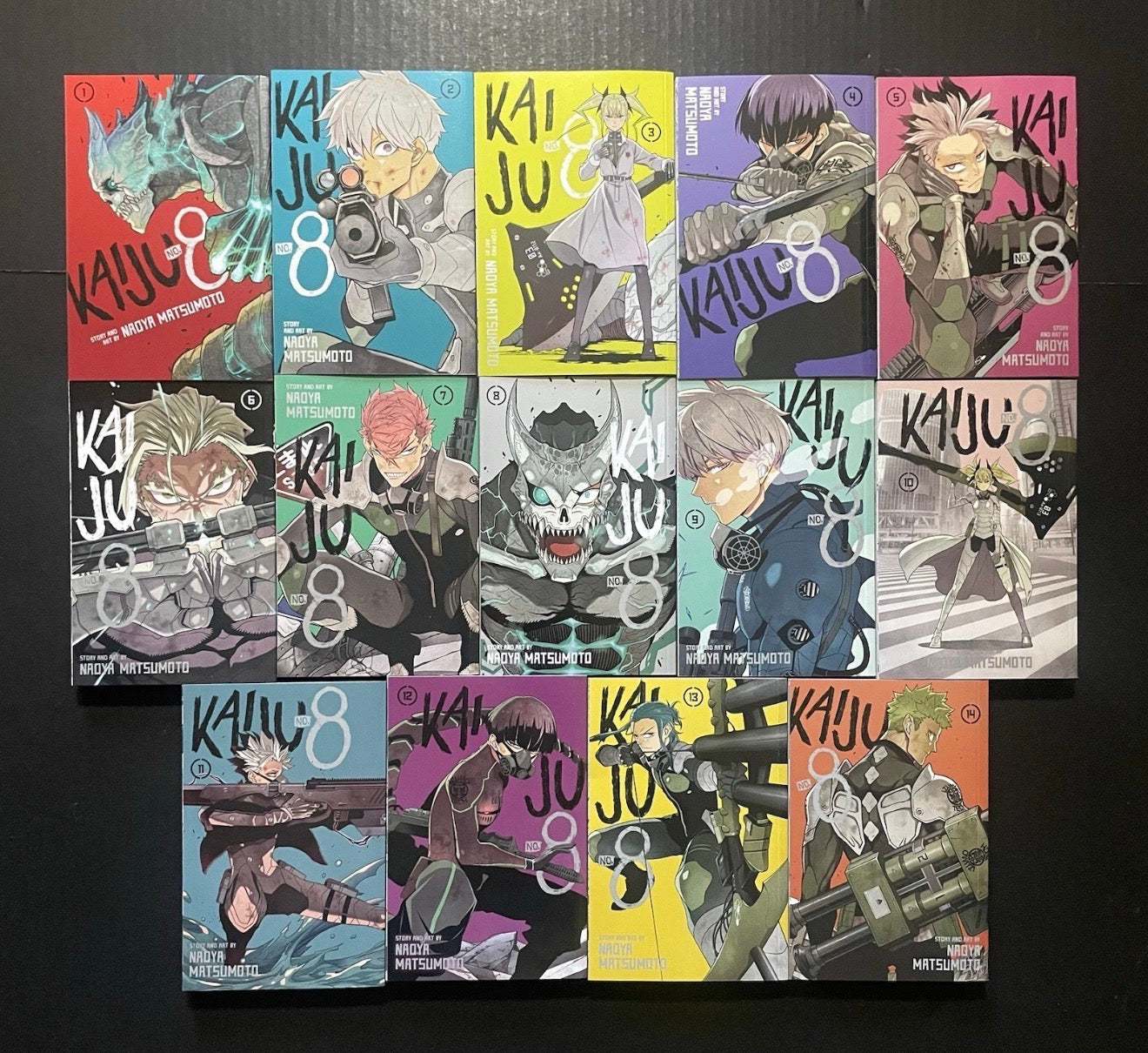 Kaiju No. 8 Manga Volumes 1-14 Brand New English US Authentic Viz Media