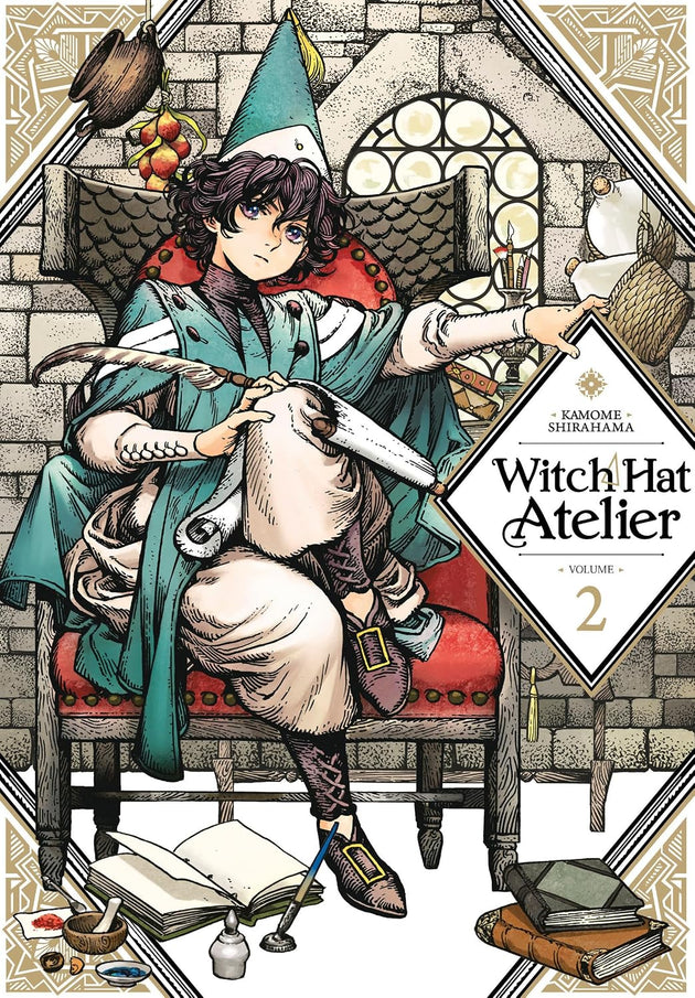 Kamome Shirahama Witch Hat Atelier Vol. 2 Paperback Manga Book