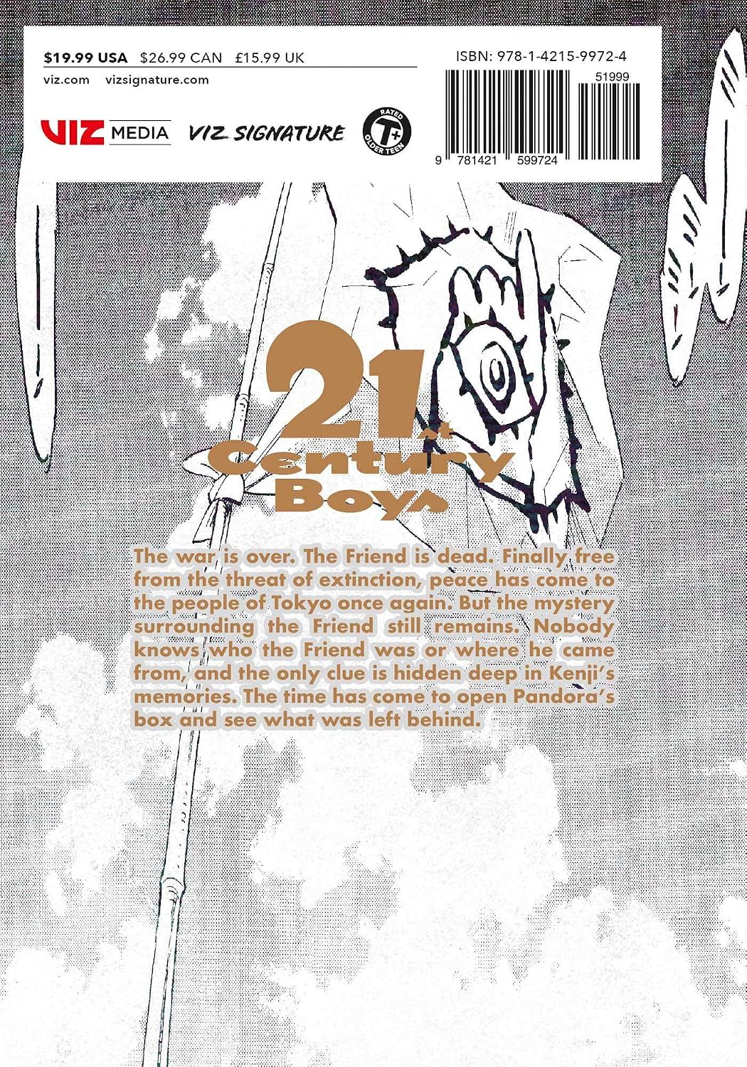 Naoki Urasawa 21st Century Boys: The Perfect Edition Vol. 1 Paperback Manga Book