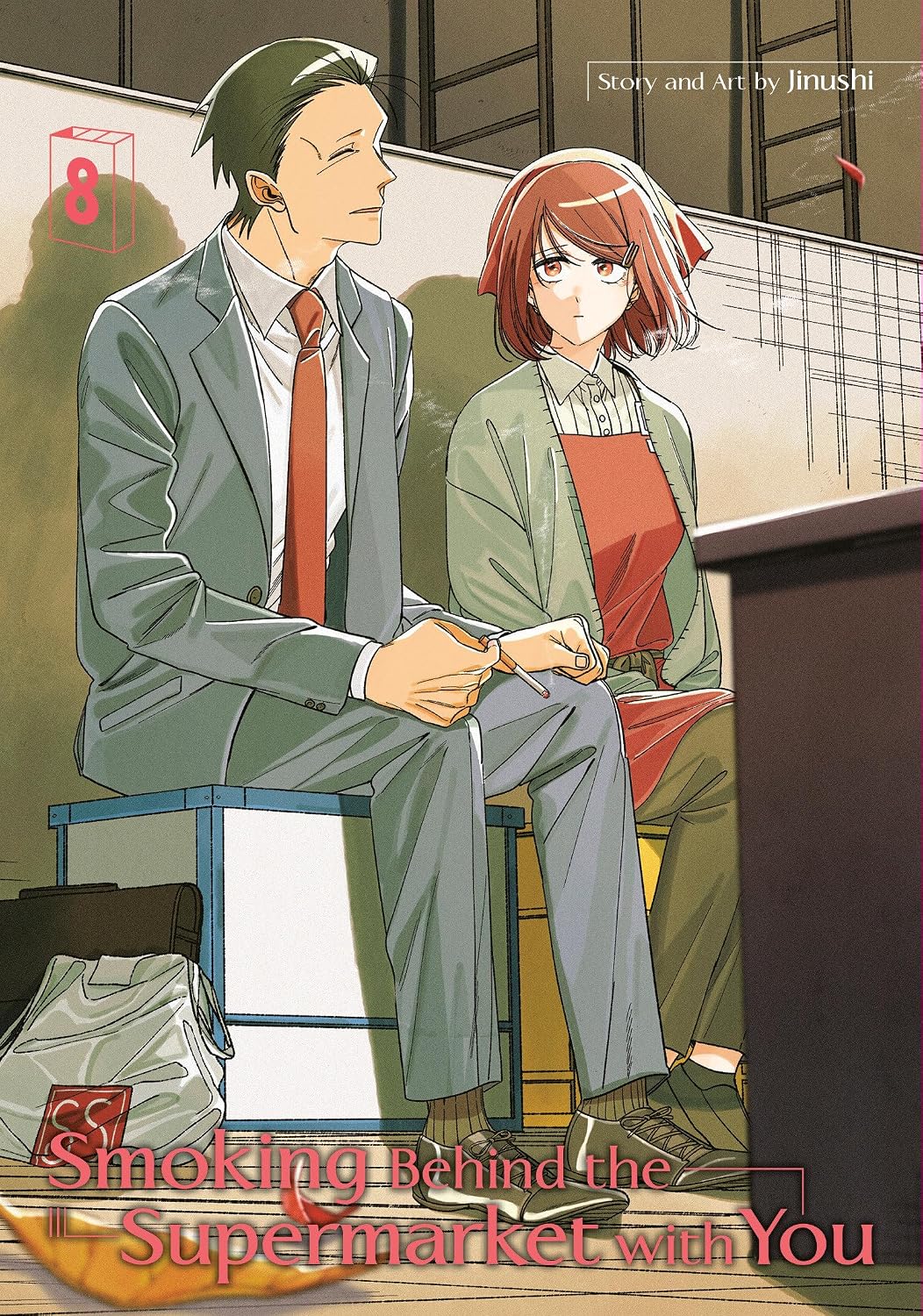 Jinushi Smoking Behind the Supermarket with You Vol. 8 Manga Book