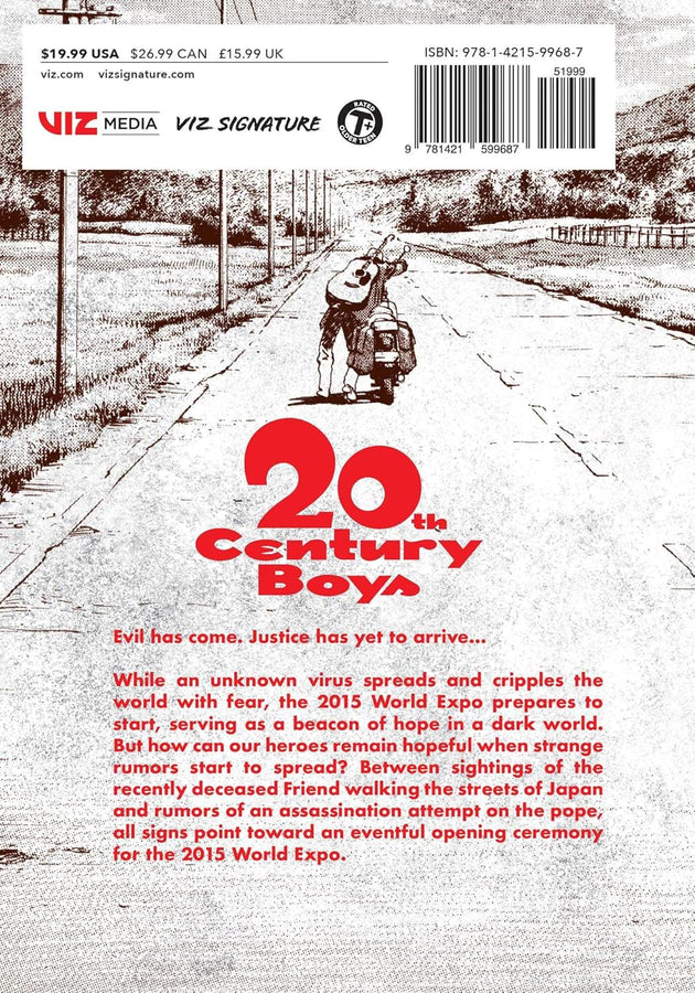 Naoki Urasawa 20th Century Boys: The Perfect Edition Vol. 8 Paperback Manga Book