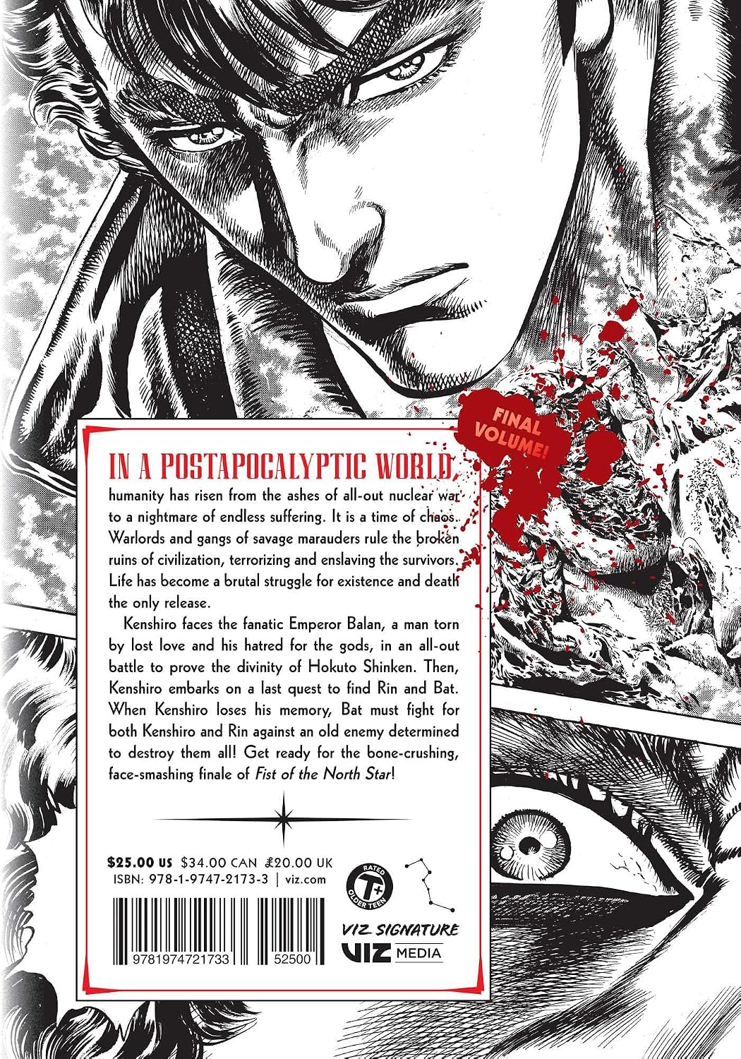 Buronson Fist of the North Star Vol. 18 Paperback Manga Book