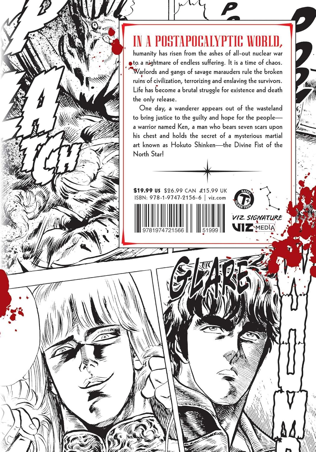 Buronson Fist of the North Star Vol. 1 Hardcover Manga Book