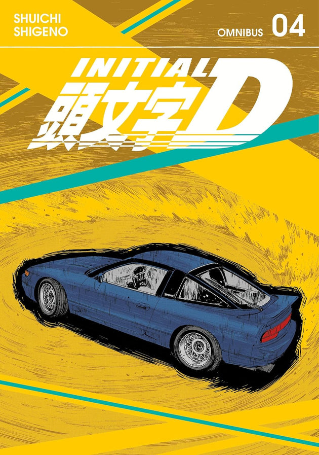 Shuichi Shigeno Initial D Omnibus 4 (Vol. 7-8) Paperback Manga Book