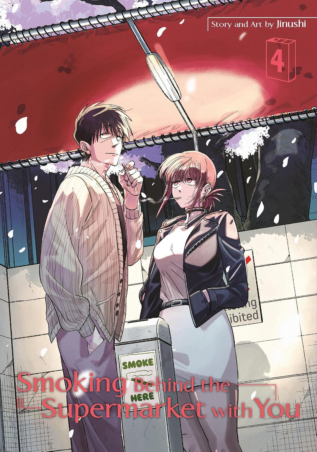 Jinushi Smoking Behind the Supermarket with You Vol. 4 Manga Book
