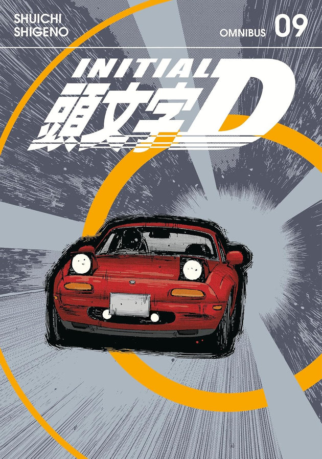 Shuichi Shigeno Initial D Omnibus 9 (Vol. 17-18) Paperback Manga Book