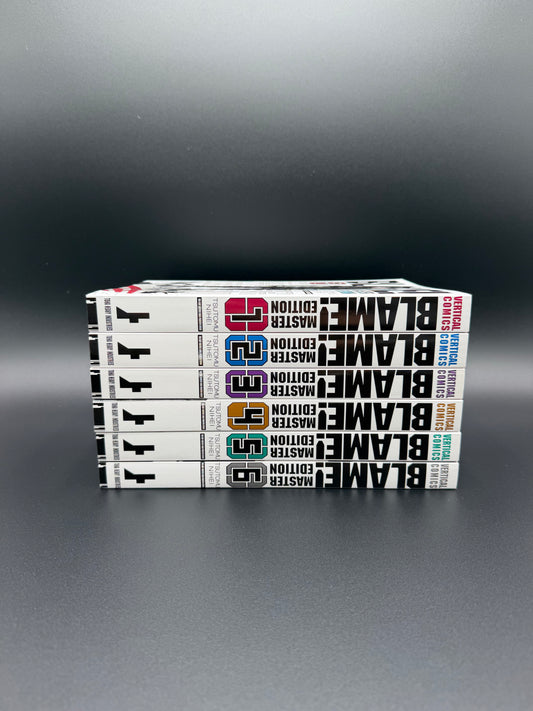 Blame! Master Edition Manga Volumes 1-6 Complete Set English New US Authentic