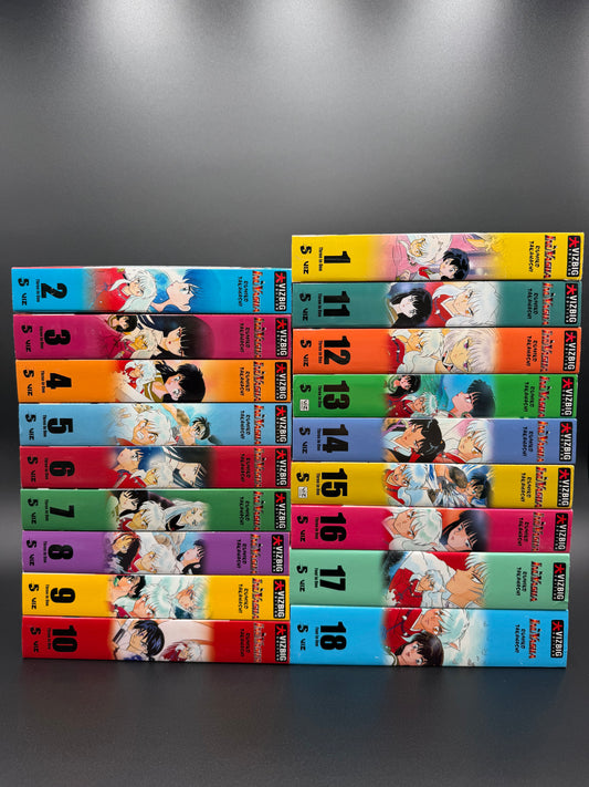Inuyasha Vizbig (3-in-1) Manga Volumes 1-18 Complete Set Brand New English
