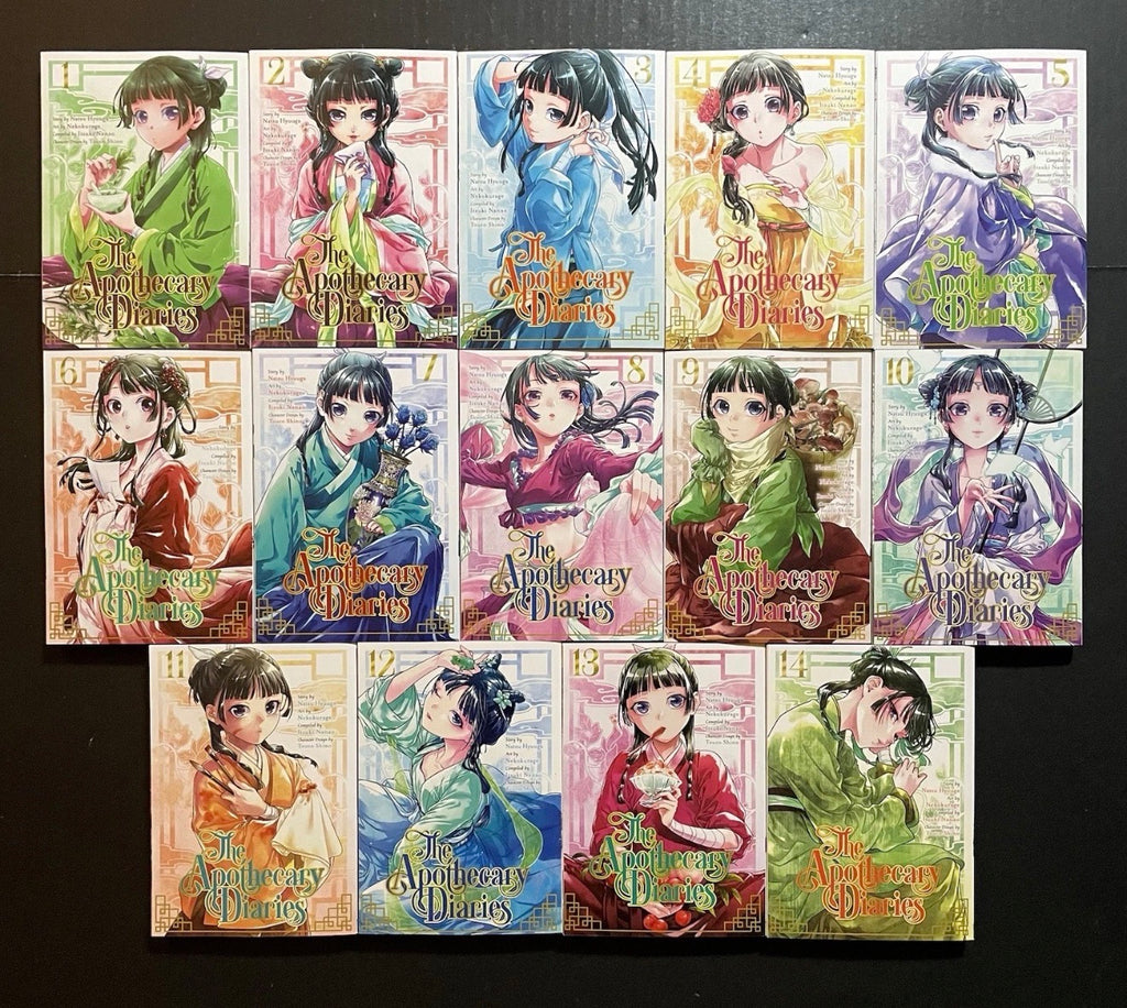 The Apothecary Diaries Manga Volumes 1-14 New English US Authentic Square Enix
