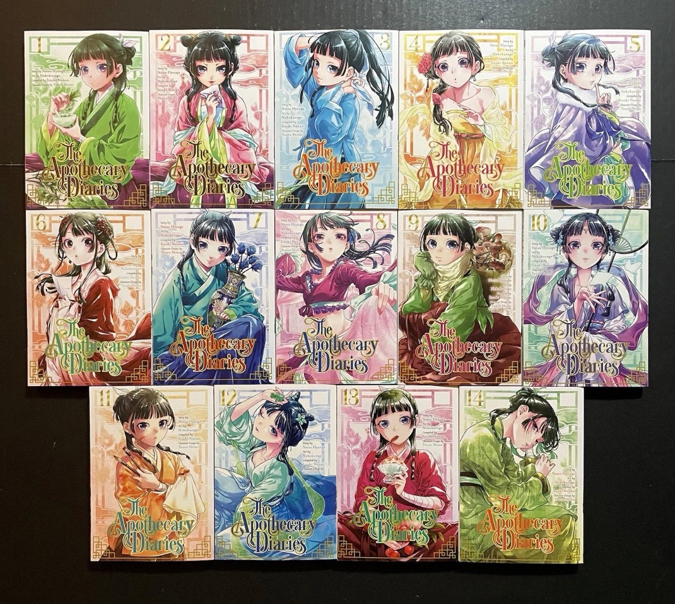 The Apothecary Diaries Manga Volumes 1-14 New English US Authentic Square Enix