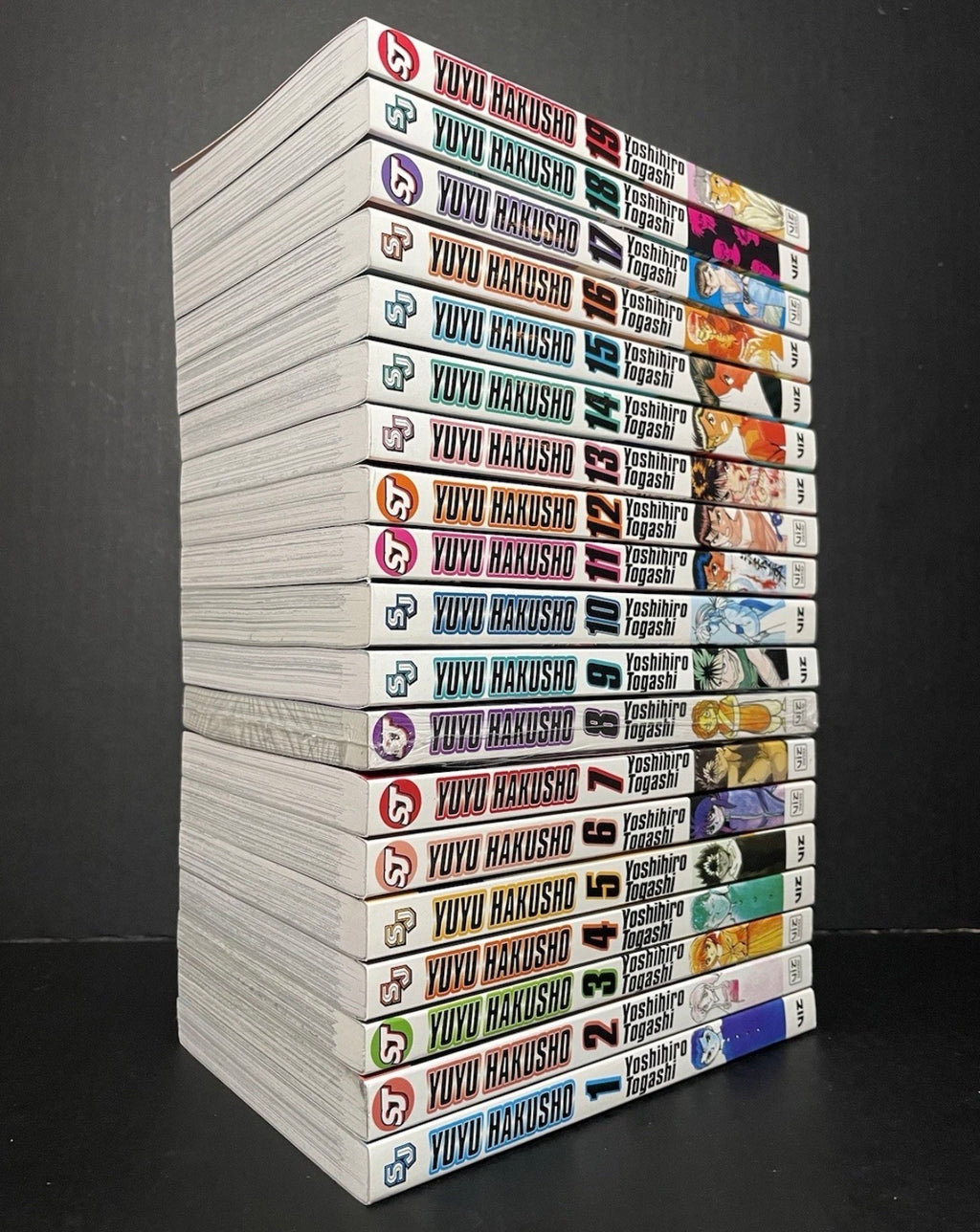 YuYu Hakusho Manga Volumes 1-19 English Complete Set New Authentic Viz Media